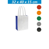 Bolsa Eco Moon
CÓDIGO: CCE23
Bolsa Ecológica bicolor modelo "Moon", en tela TNT blanca y fuelle de color, 100% reciclable y reutilizable. Cuenta con 2 asas de 56 cm. c/u aprox.
• Tamaño: 32 x 40 x 15 cm.
• Colores: Blanco/Azulino (02), Blanco/Rojo (03), Blanco/Naranjo (04), Blanco/Verde (06), Blanco/Gris (07), Blanco/Negro (08).
• Impresión: Serigrafía.
