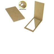 Espejo Ecológico
CÓDIGO: CCB23
Espejo Ecológico, en cartón reciclado. Incluye práctico sistema de cierre imantado.
• Tamaño: 10 x 5.5 x 0.3 cm.
• Colores: Natural (11)
• Impresión en: Serigrafía.